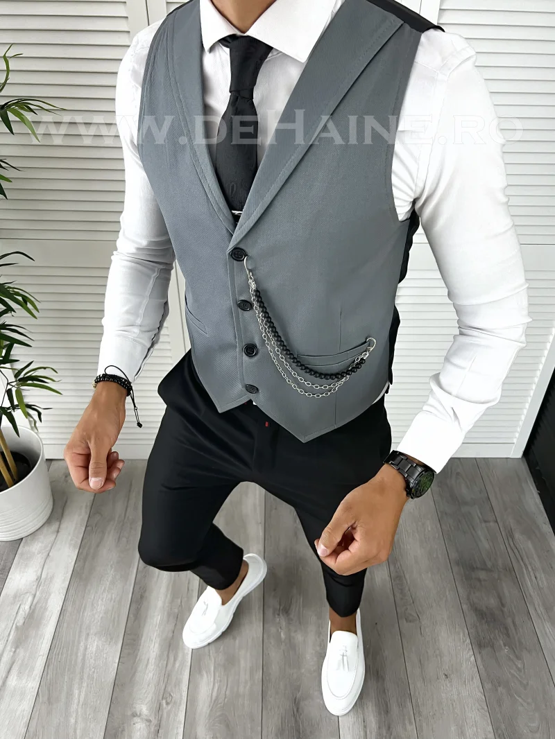 Vesta barbati eleganta slim fit blue V6 M3-4.3