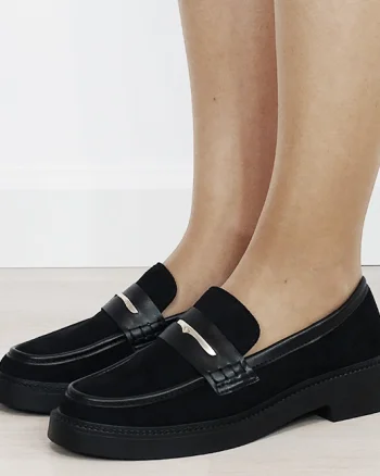 Mocasini dama negri tip loafers 1535 03