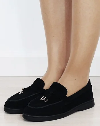 Mocasini dama negri tip loafers 9753 02