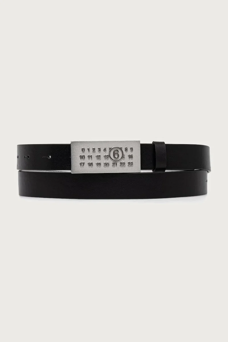 MM6 Maison Margiela curea reversibilă din piele