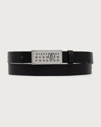 MM6 Maison Margiela curea reversibilă din piele