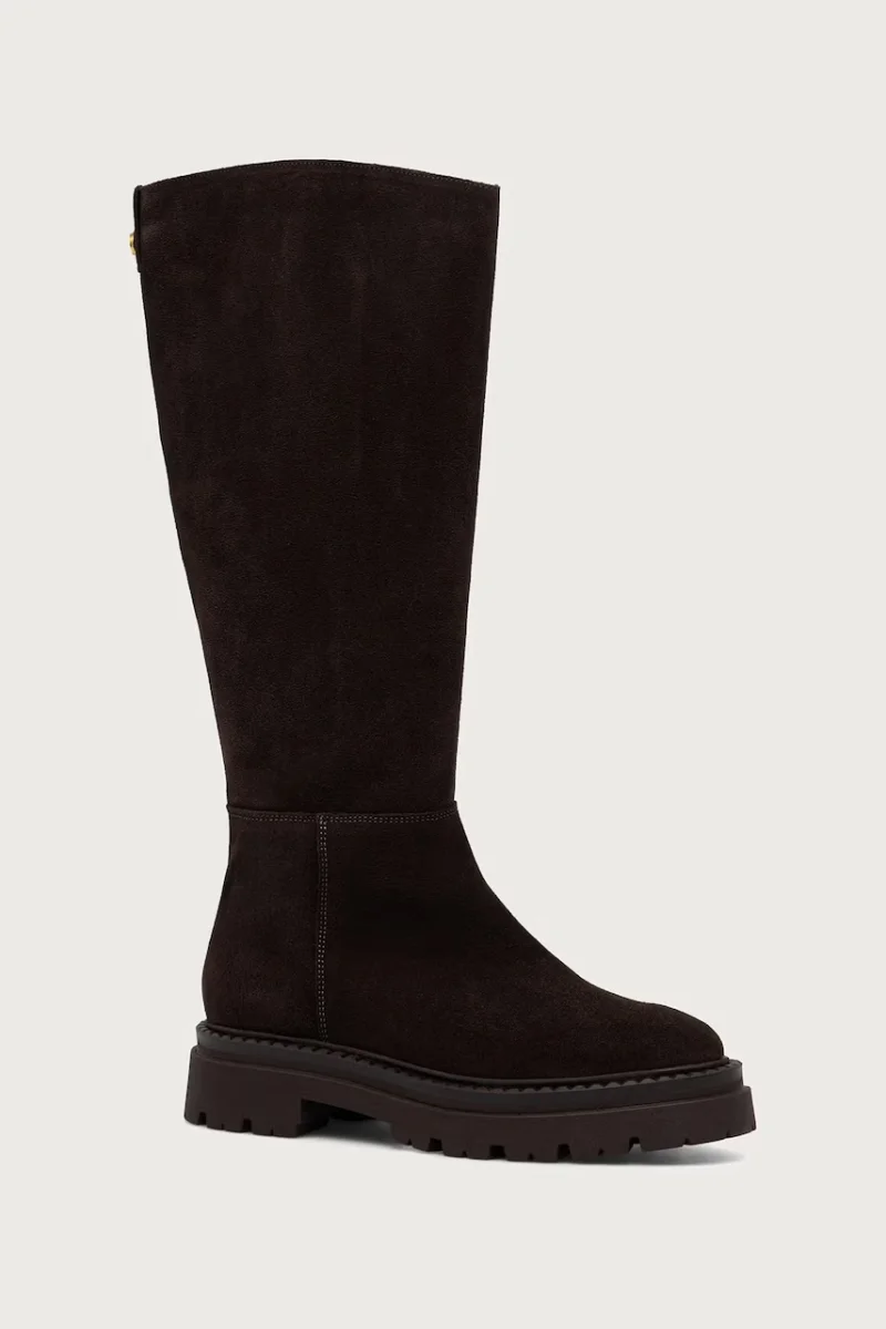 Steve Madden cizme pentru femei din piele întoarsă Kaja-W