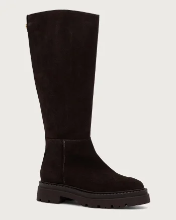 Steve Madden cizme pentru femei din piele întoarsă Kaja-W
