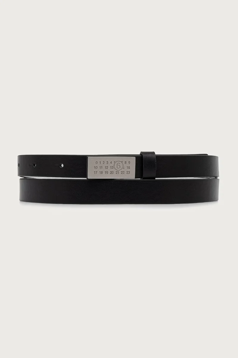 MM6 Maison Margiela curea de piele