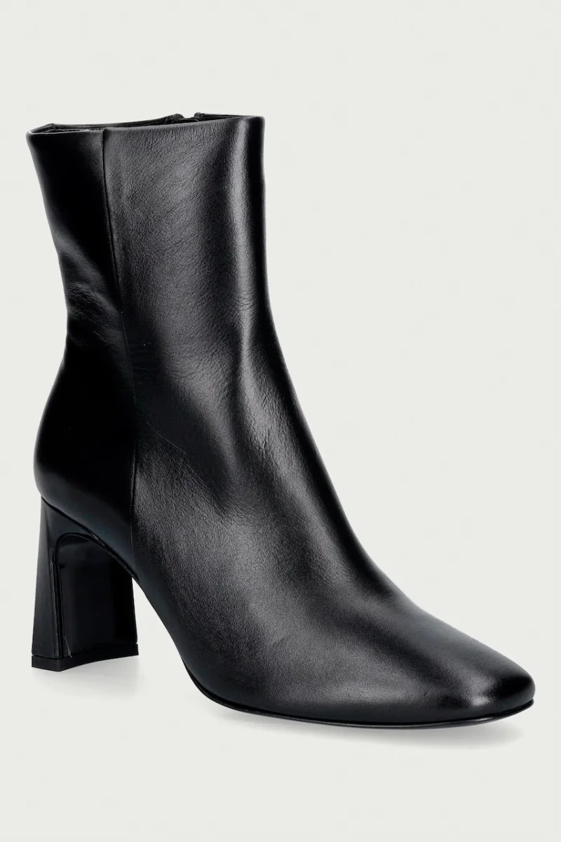 Souliers Martinez botine cu toc pentru femei din piele KAROL