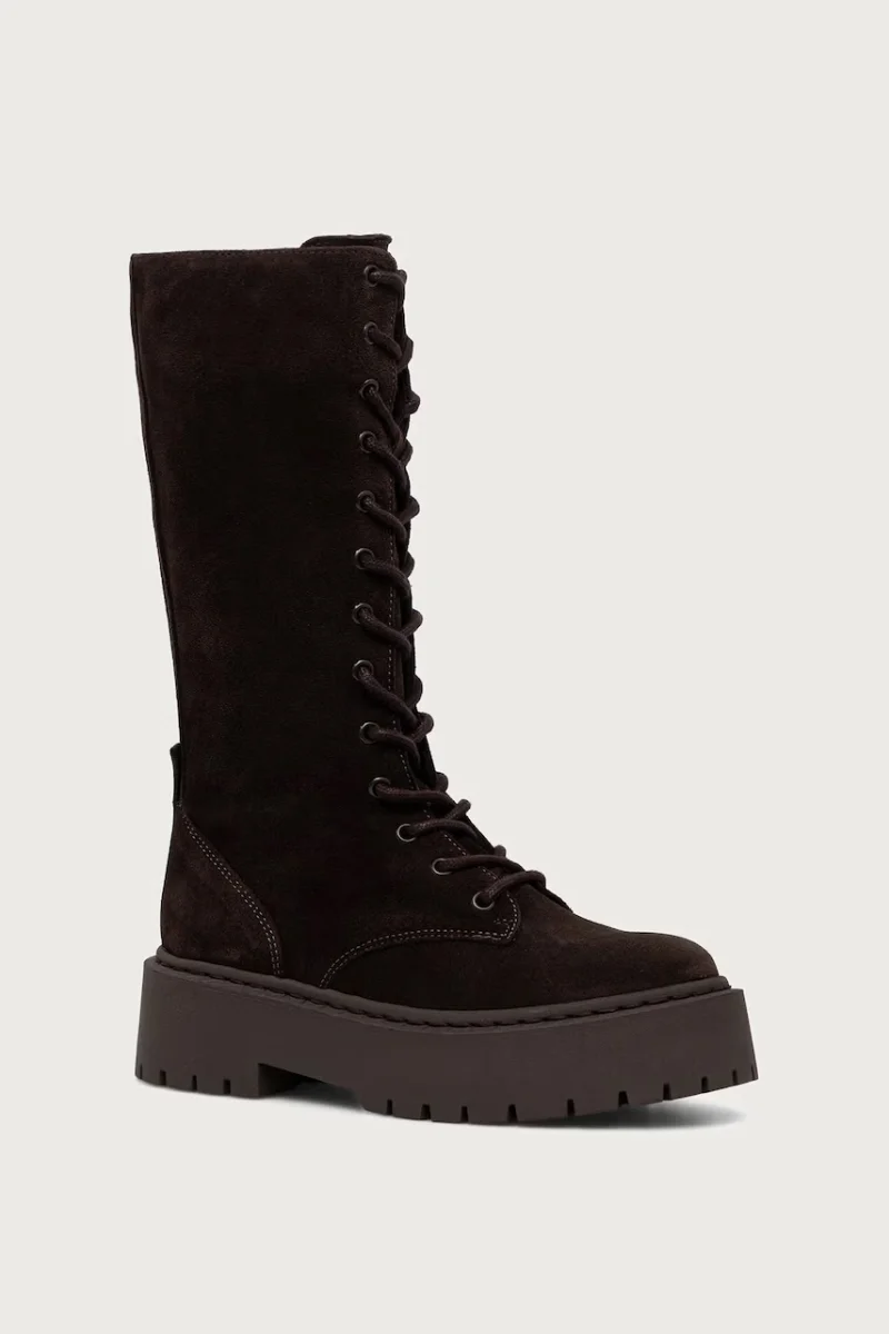 Steve Madden bocanci pentru femei din piele întoarsă Vroom