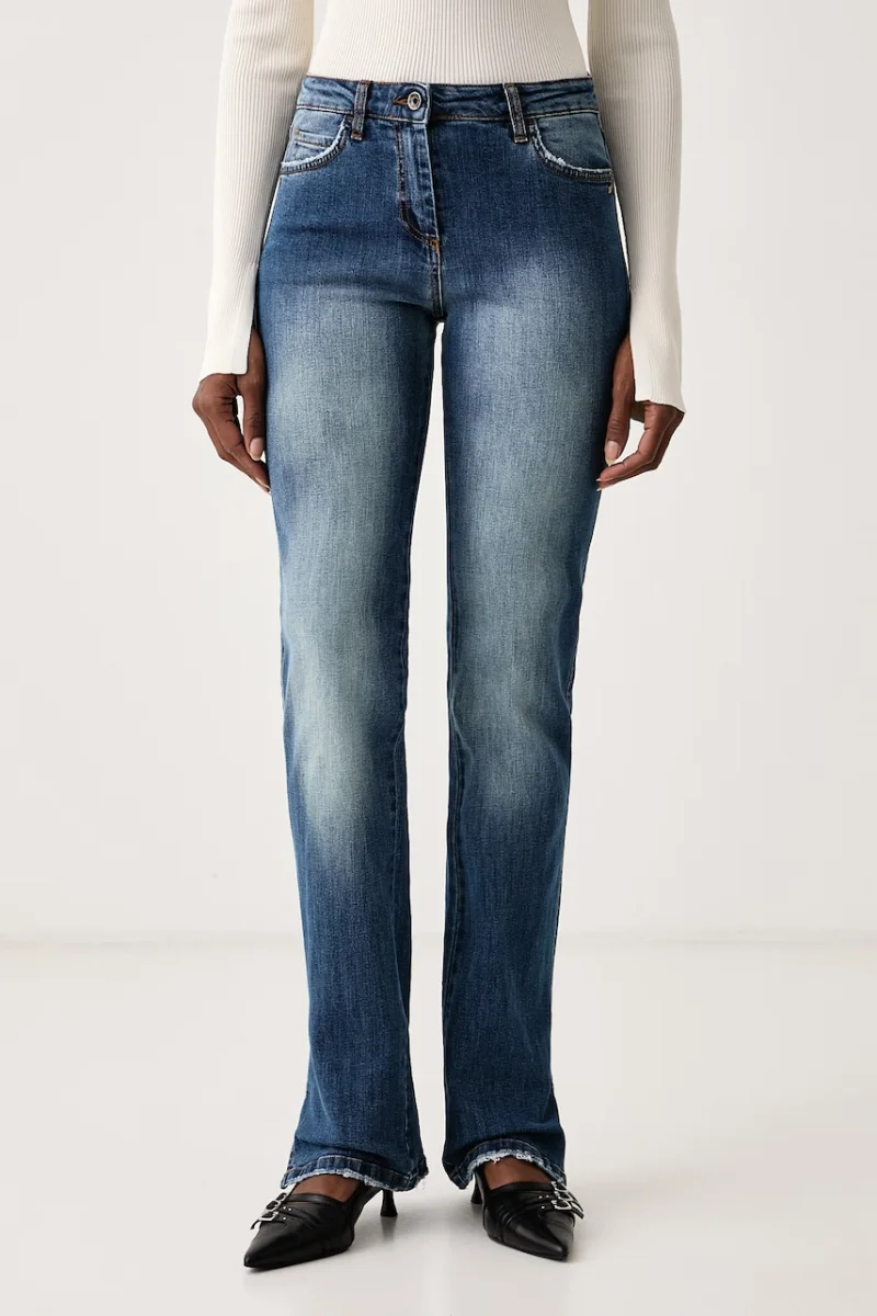 Patrizia Pepe blugi bootcut pentru femei
