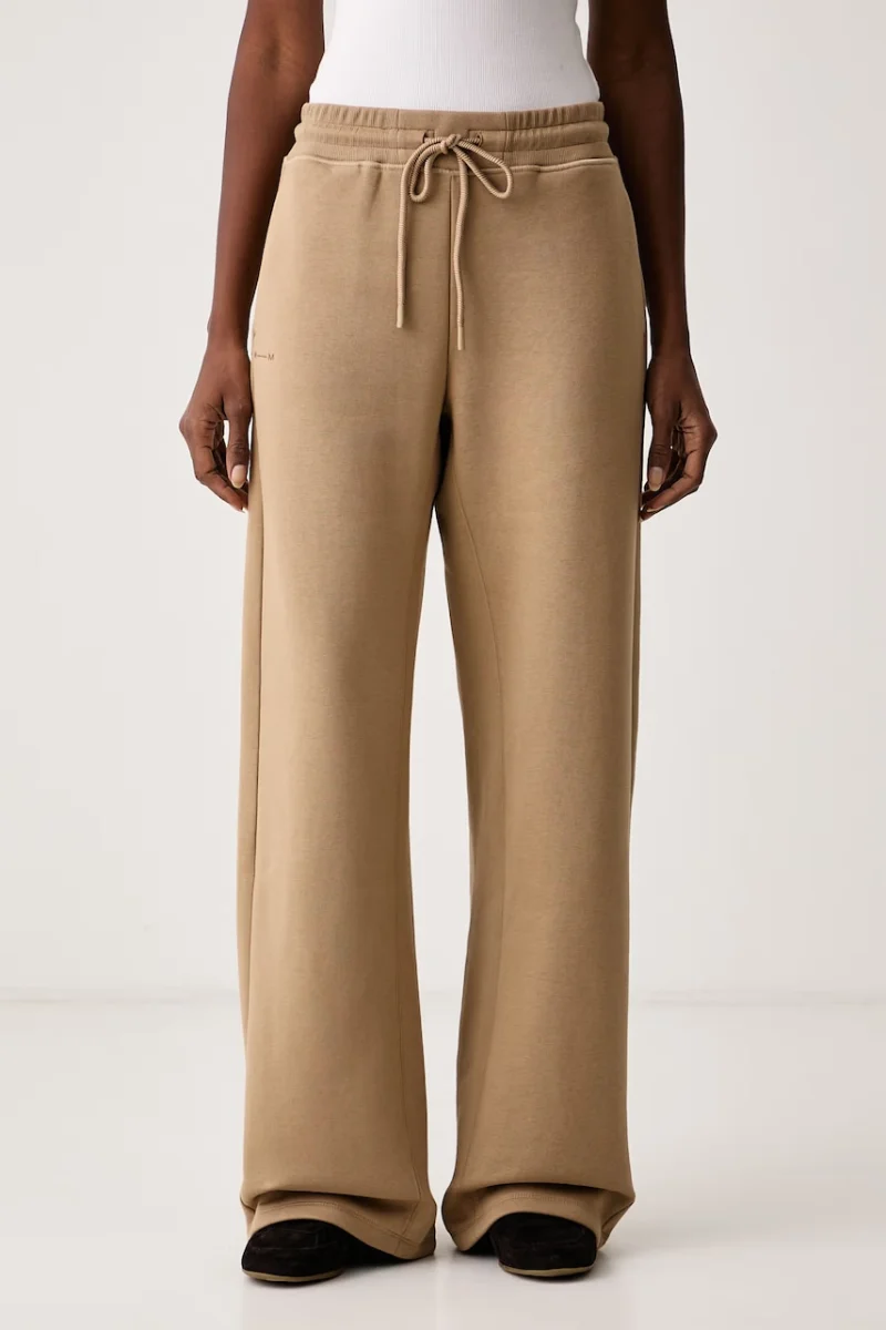 MM by Max Mara pantaloni de trening pentru femei cu bumbac MMLRIGA