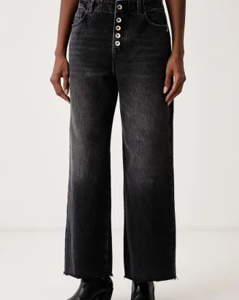 Patrizia Pepe blugi wide leg pentru femei