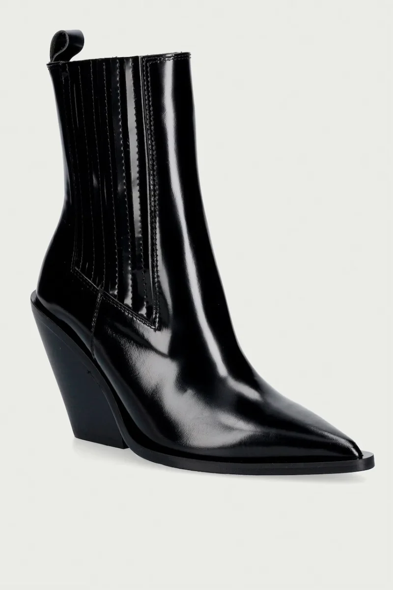 Souliers Martinez ghete scurte pentru femei din piele VEGAS