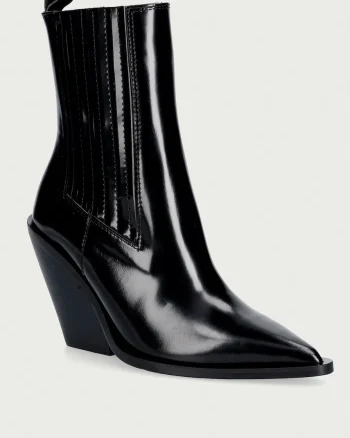 Souliers Martinez ghete scurte pentru femei din piele VEGAS