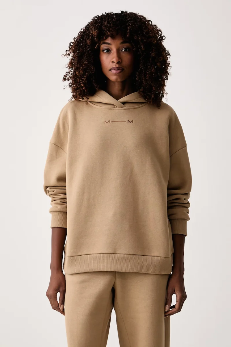 MM by Max Mara hanorac cu glugă pentru femei cu bumbac MMLMITICO