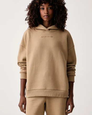 MM by Max Mara hanorac cu glugă pentru femei cu bumbac MMLMITICO