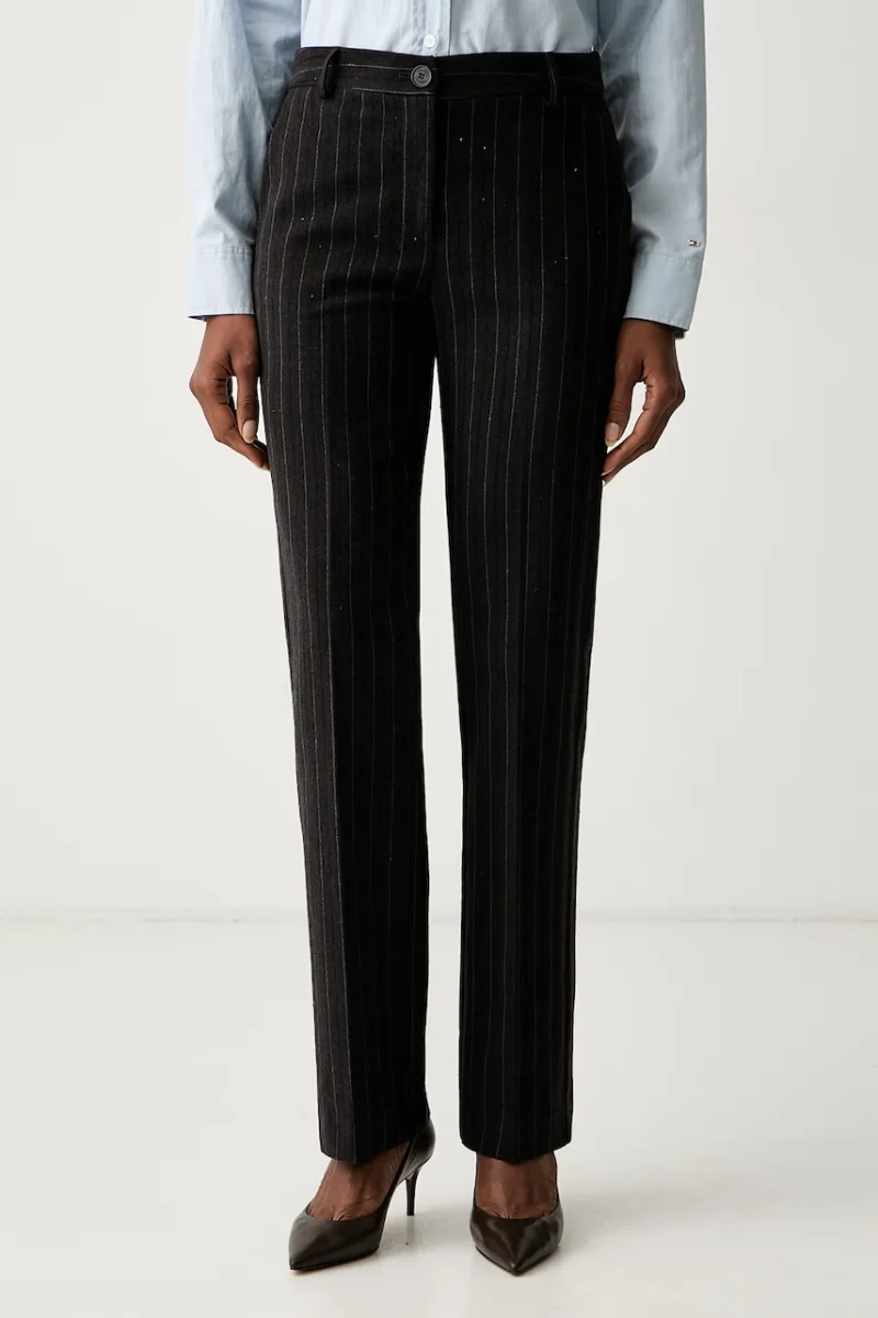 Twinset pantaloni pentru femei cu bumbac