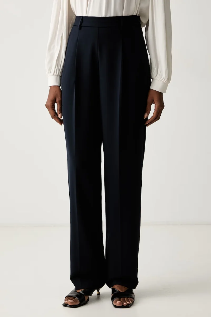 Twinset pantaloni pentru femei cu vâscoză