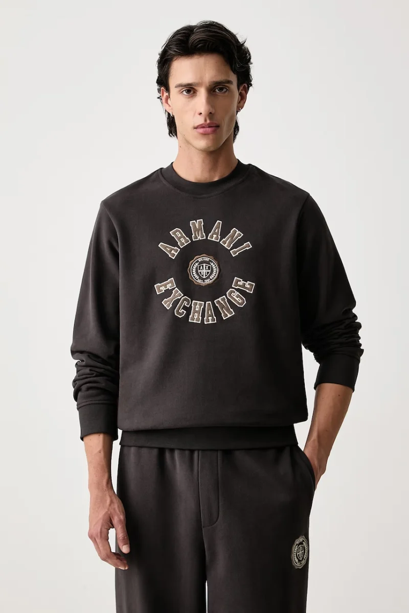 Armani Exchange hanorac pentru bărbați din bumbac