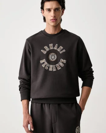 Armani Exchange hanorac pentru bărbați din bumbac
