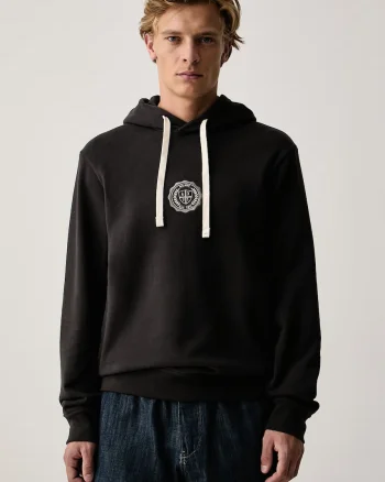 Armani Exchange hanorac cu glugă pentru bărbați din bumbac cu elastan