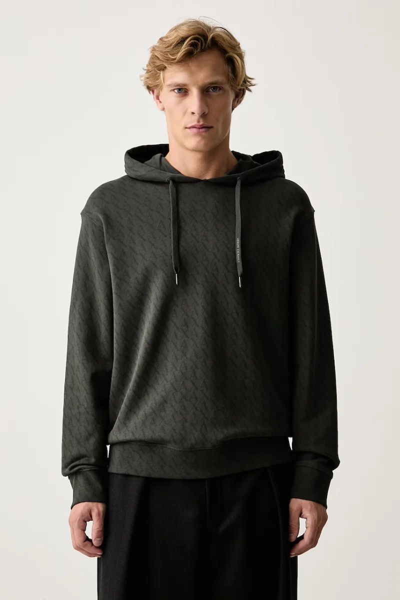 Armani Exchange hanorac pentru bărbați din bumbac