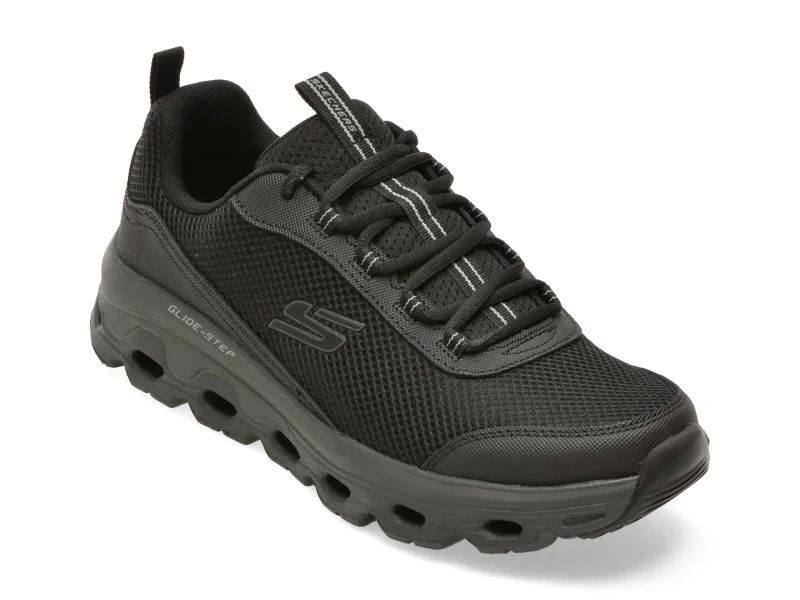Pantofi sport SKECHERS negri, 237889, din material textil