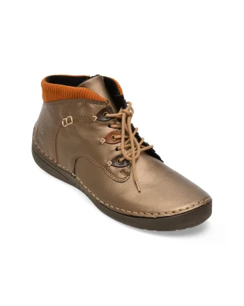 Ghete RIEKER bronz, 52544, din piele ecologica