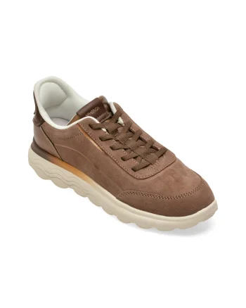 Pantofi sport GEOX gri, D657MA, din piele intoarsa