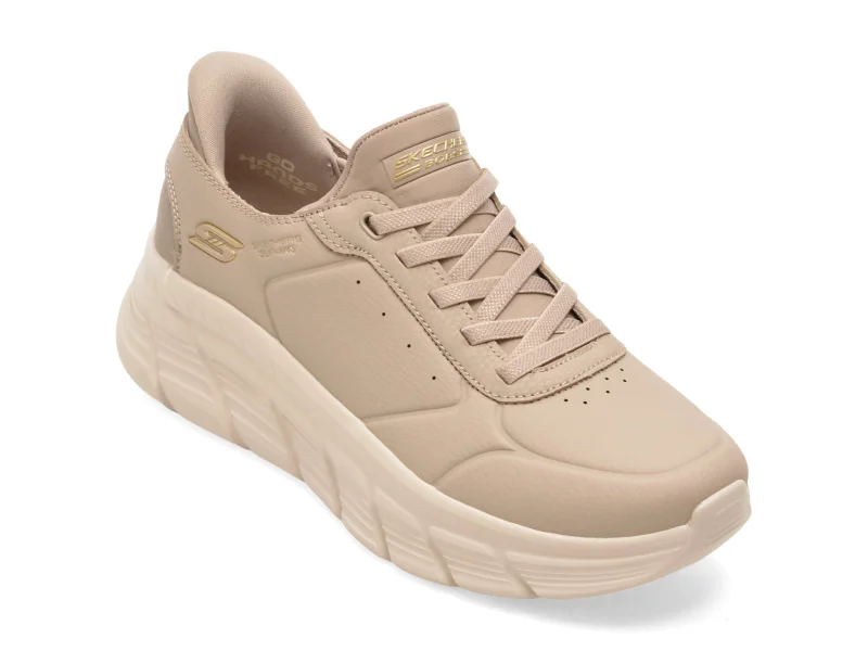 Pantofi sport SKECHERS gri, 117394, din piele ecologica