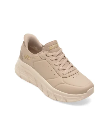 Pantofi sport SKECHERS gri, 117394, din piele ecologica