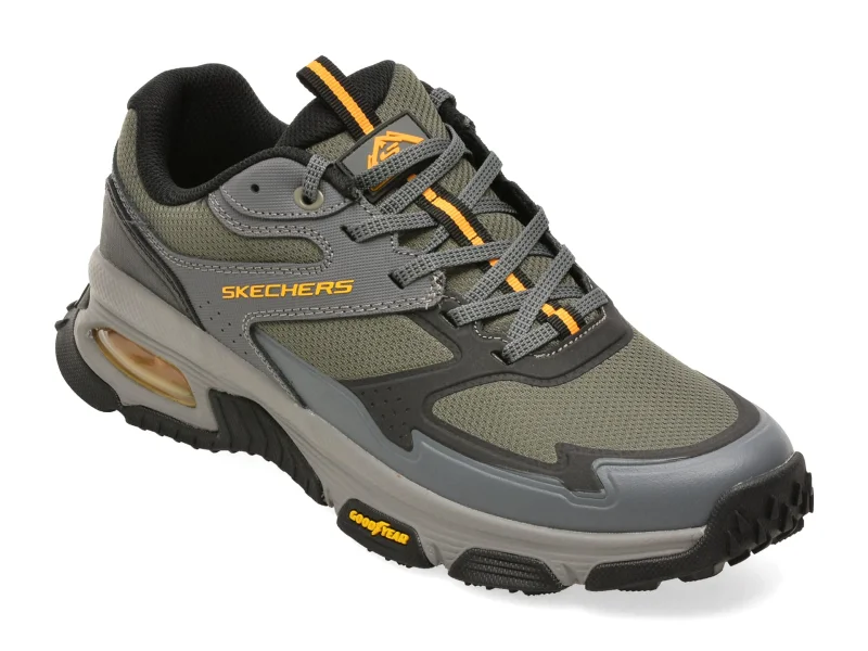 Pantofi sport SKECHERS kaki, 237553, din material textil