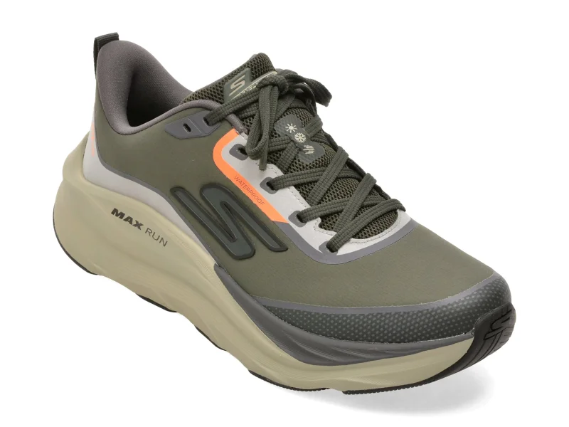Pantofi sport SKECHERS kaki, 221003, din material textil