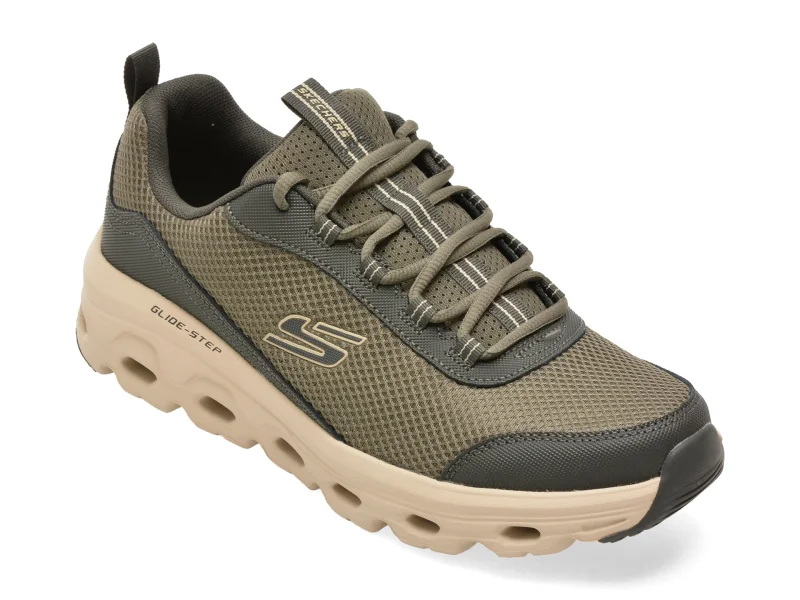 Pantofi sport SKECHERS kaki, 237889, din material textil