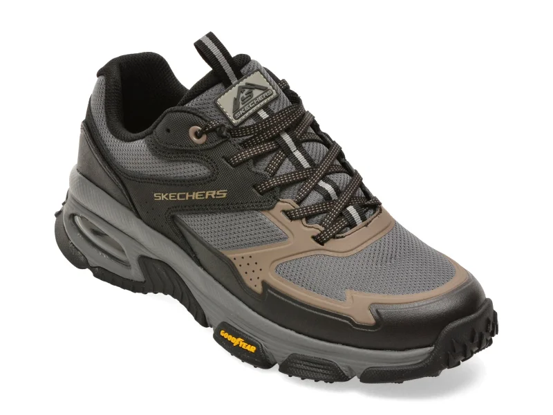 Pantofi sport SKECHERS negri, 237553, din material textil