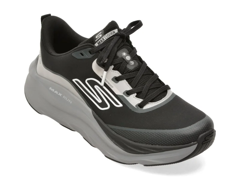 Pantofi sport SKECHERS negri, 221003, din material textil