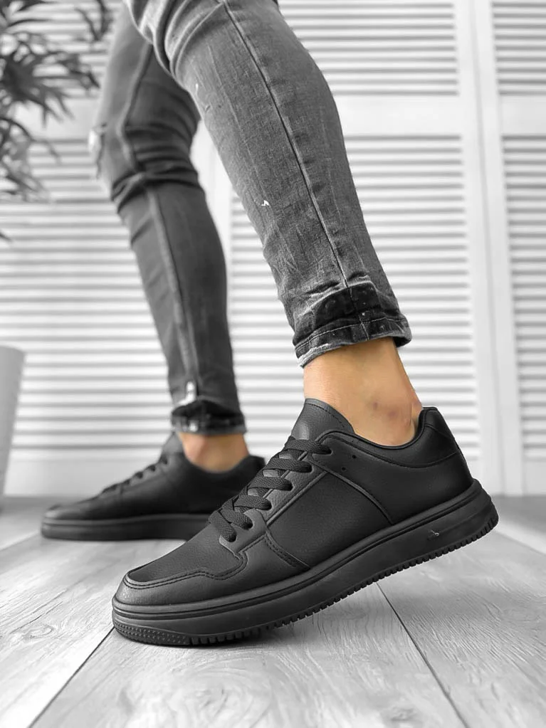 Adidasi barbati casual negri B205 N9-4