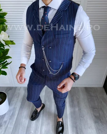 Compleu barbati  Vesta + Pantaloni B4013 D6-5.4
