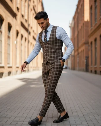 Compleu barbati Vesta + Pantaloni 12860 Z4-3