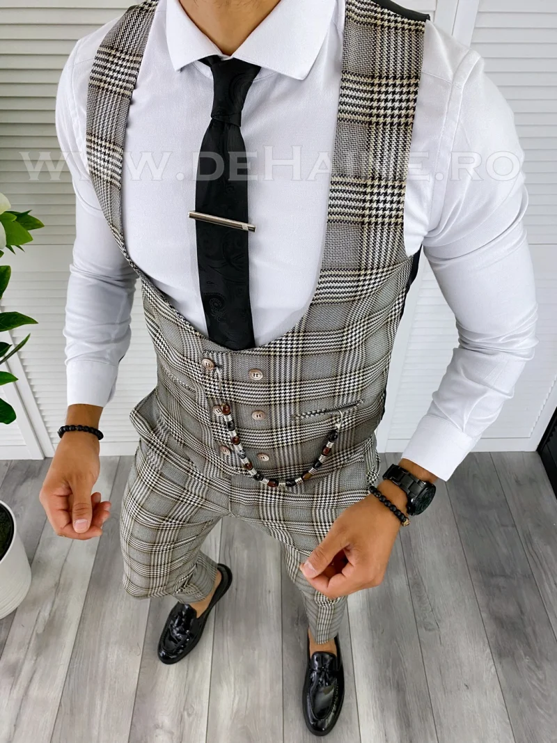 Compleu barbati  Vesta + Pantaloni B5544  O2-4.3