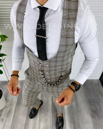 Compleu barbati  Vesta + Pantaloni B5544  O2-4.3