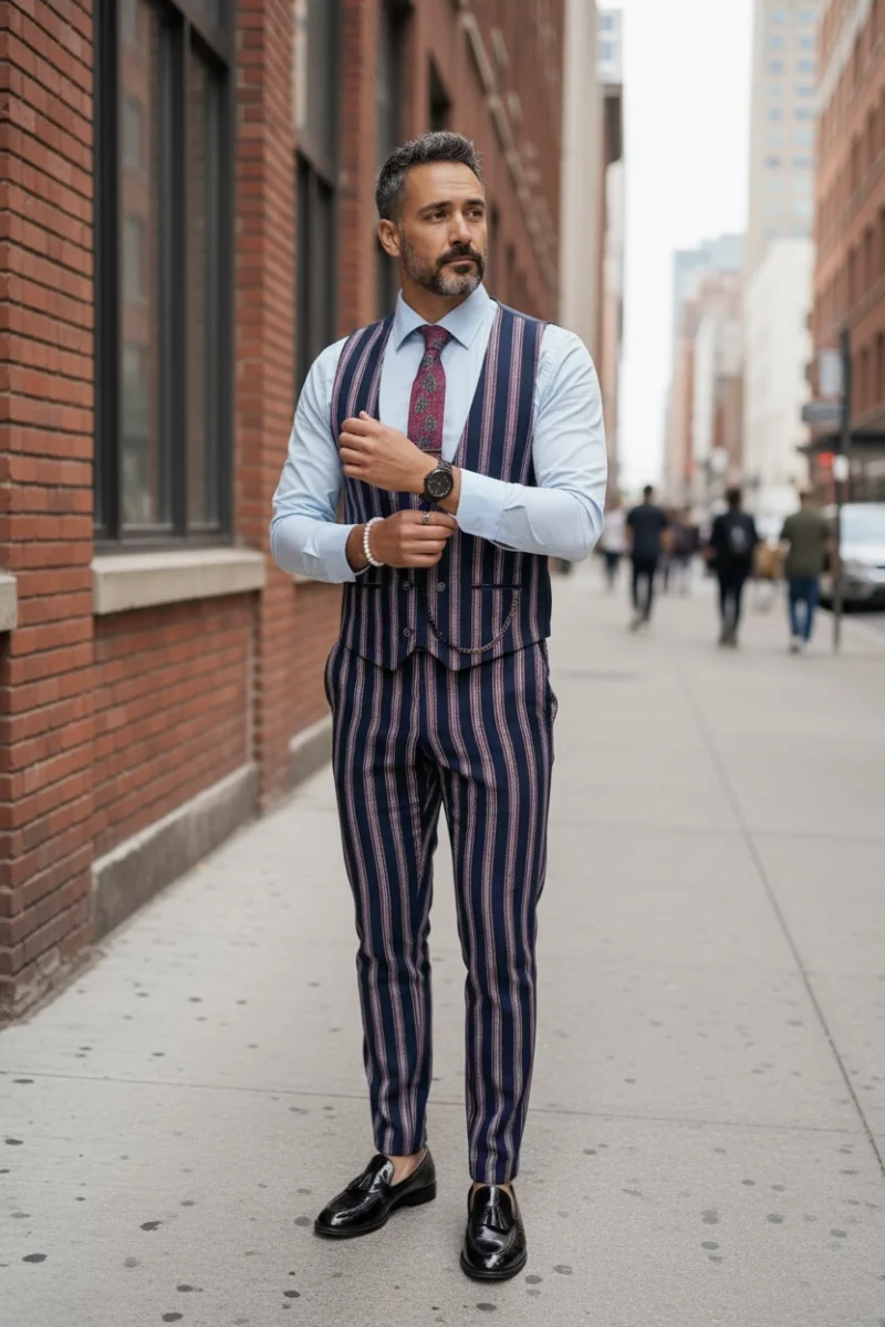 Compleu barbati  Vesta + Pantaloni B5519  47-4* Z3-1