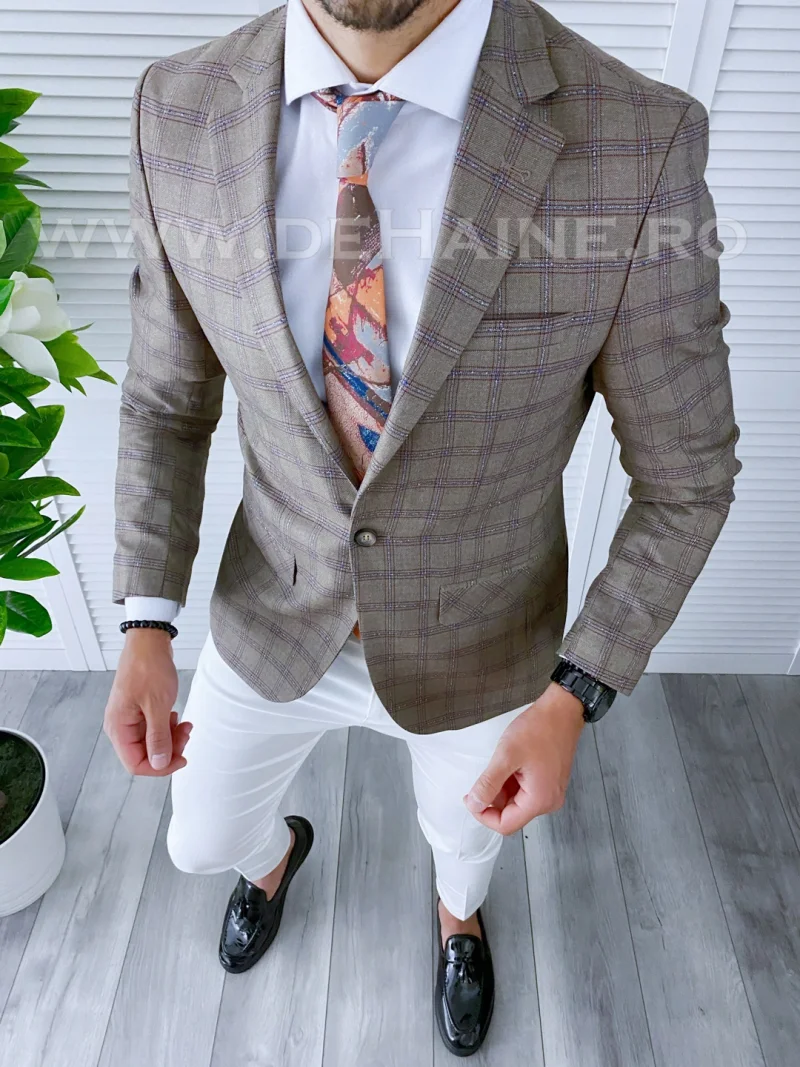 Sacou barbati slim fit B4260 18-1