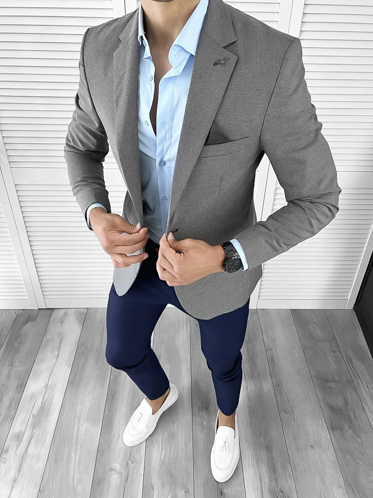 Sacou barbati slim fit 044 41-2.3