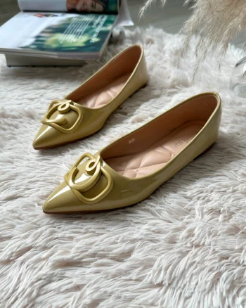 Pantofi dama galbeni 603 N7-3