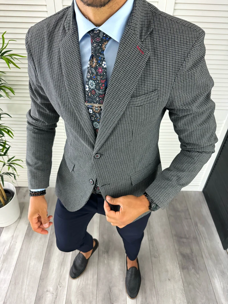 Sacou barbati slim fit 12837 D3-4.4