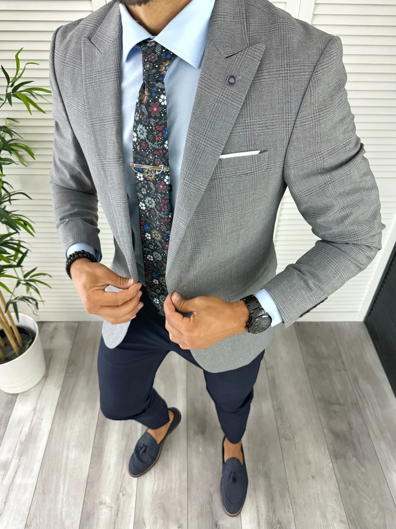 Sacou barbati slim fit 12841  I1-3