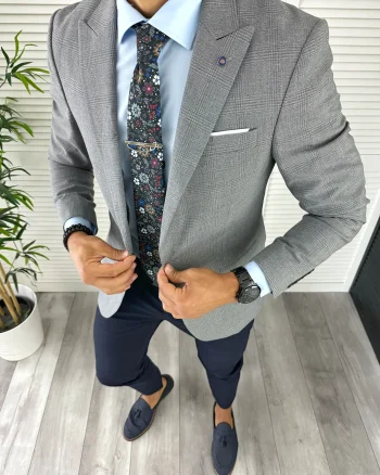 Sacou barbati slim fit 12841  I1-3