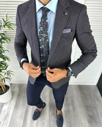 Sacou barbati slim fit 12852  D12-4