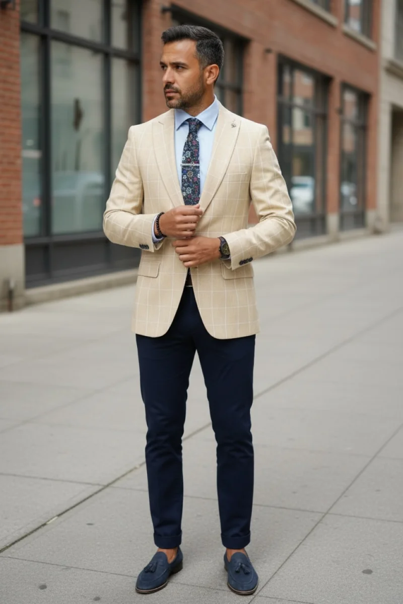 Sacou barbati slim fit 12854 X