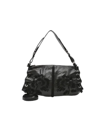 Geanta DESIGUAL neagra, WAXP23, din piele ecologica