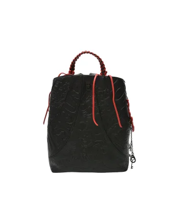 Rucsac DESIGUAL negru, WAKP03, din piele ecologica