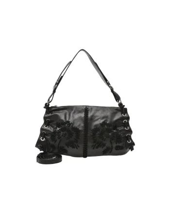 Geanta DESIGUAL neagra, WAXP23, din piele ecologica
